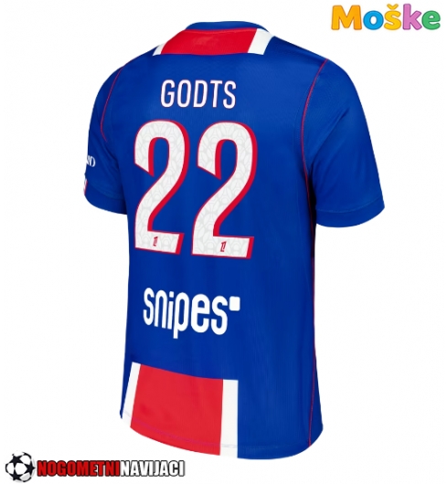 Moške Nogometnih dresov Paris Saint-Germain Mika Godts #22 Domači 2026-27 Kratki rokavi Moške Nogometnih dresov Paris Saint-Germain Mika Godts #22 Domači 2026-27 Kratki rokavi